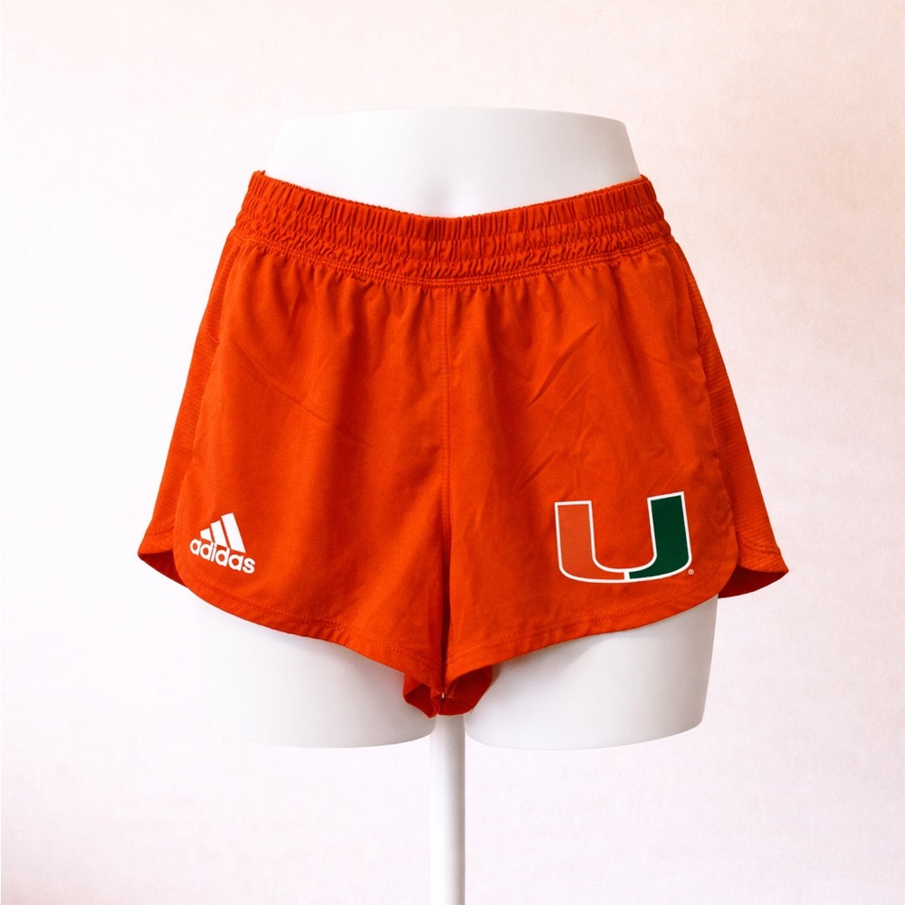 Adidas University of Miami Hurricanes Women’s Running Shorts